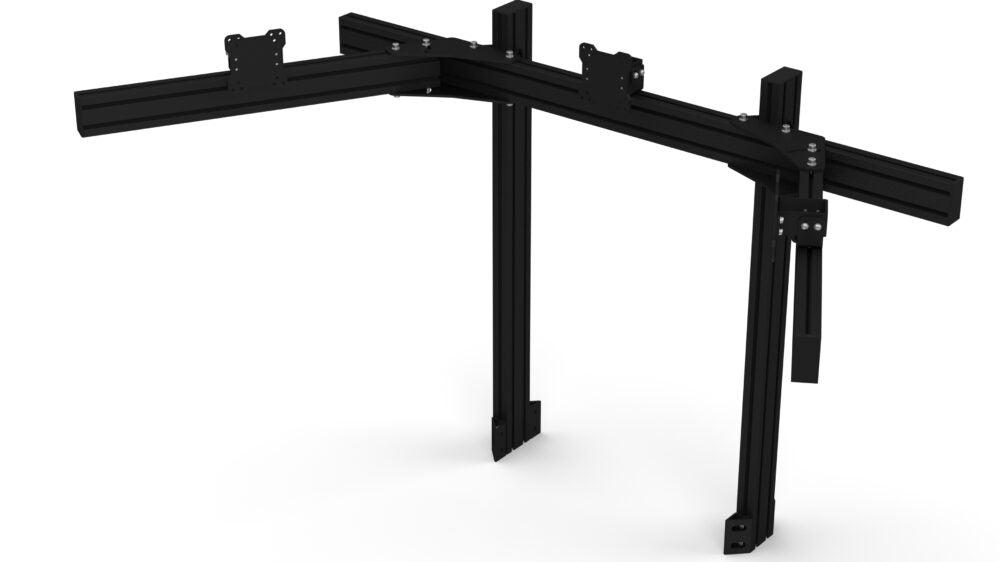 Sim Motion Direct Triple Monitor Mount for Sim Racing Aluminum Chassis