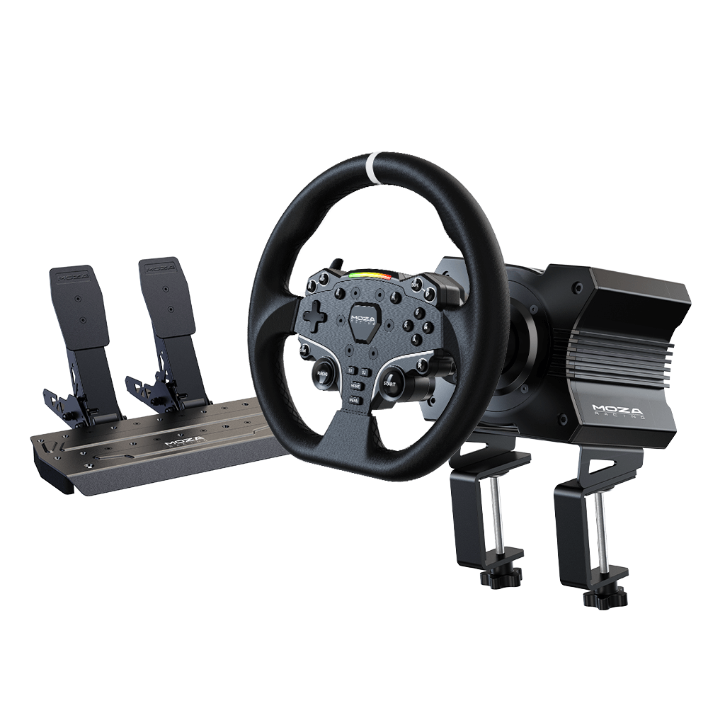 MOZA Racing R5 Direct Drive Sim Racing Bundle