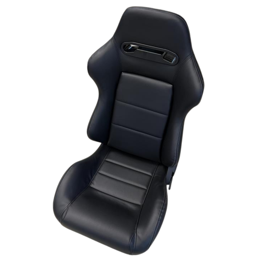 Sim Motion GT2 PVC Leather Sim Racing Seat with Sliders and Recline