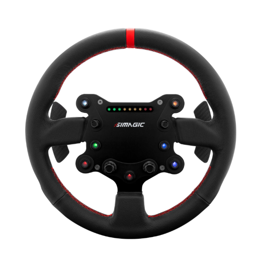 Simagic GTS Suede Wheel and Button Box