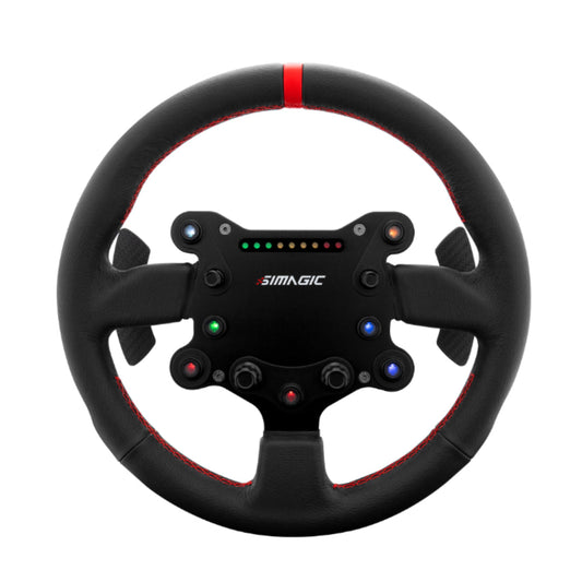 Simagic GTS Leather Wheel and Button Box (Pre-Order)
