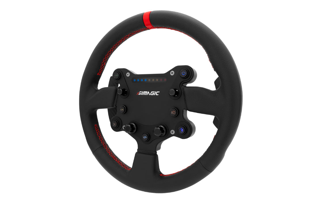 Simagic GTS Leather Wheel and Button Box (Pre-Order)