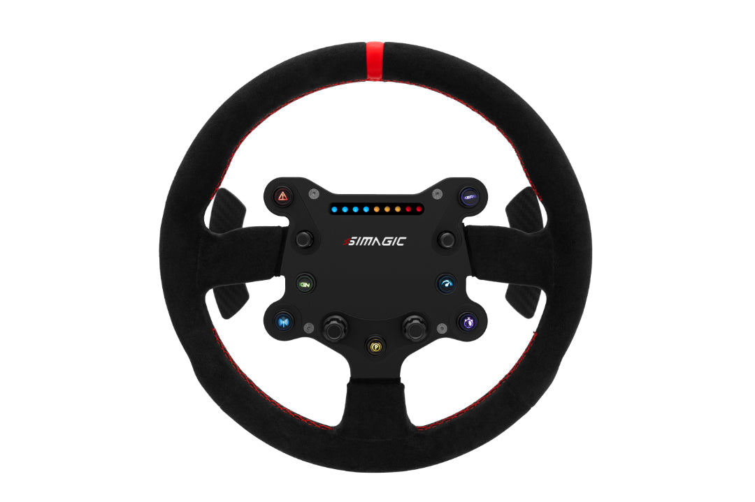 Simagic GTS Suede Wheel and Button Box